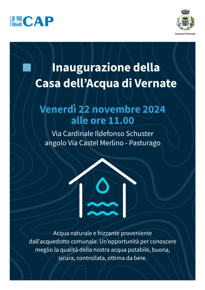 Inaugurazione della Casa dell'Acqua a Pasturago